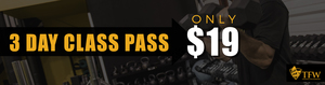 3 Day Class Pass for Only $19